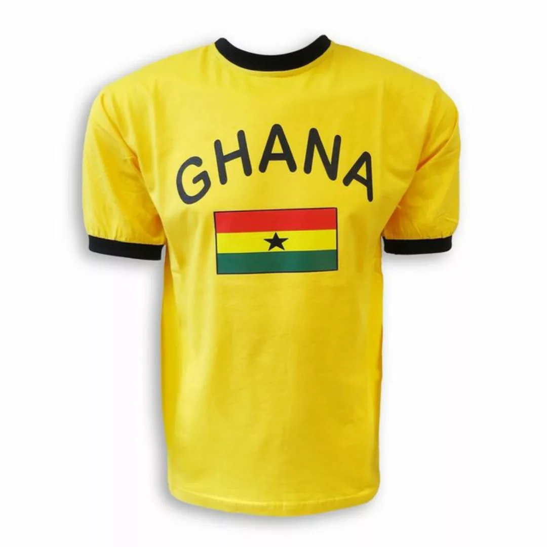 Sonia Originelli T-Shirt Fan-Shirt "Ghana" Unisex Fußball WM EM Herren T-Sh günstig online kaufen