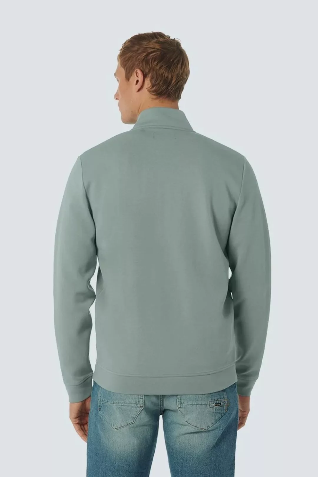 NO EXCESS Sweatshirt Sweater Full Zipper 2 Coloured Mela günstig online kaufen