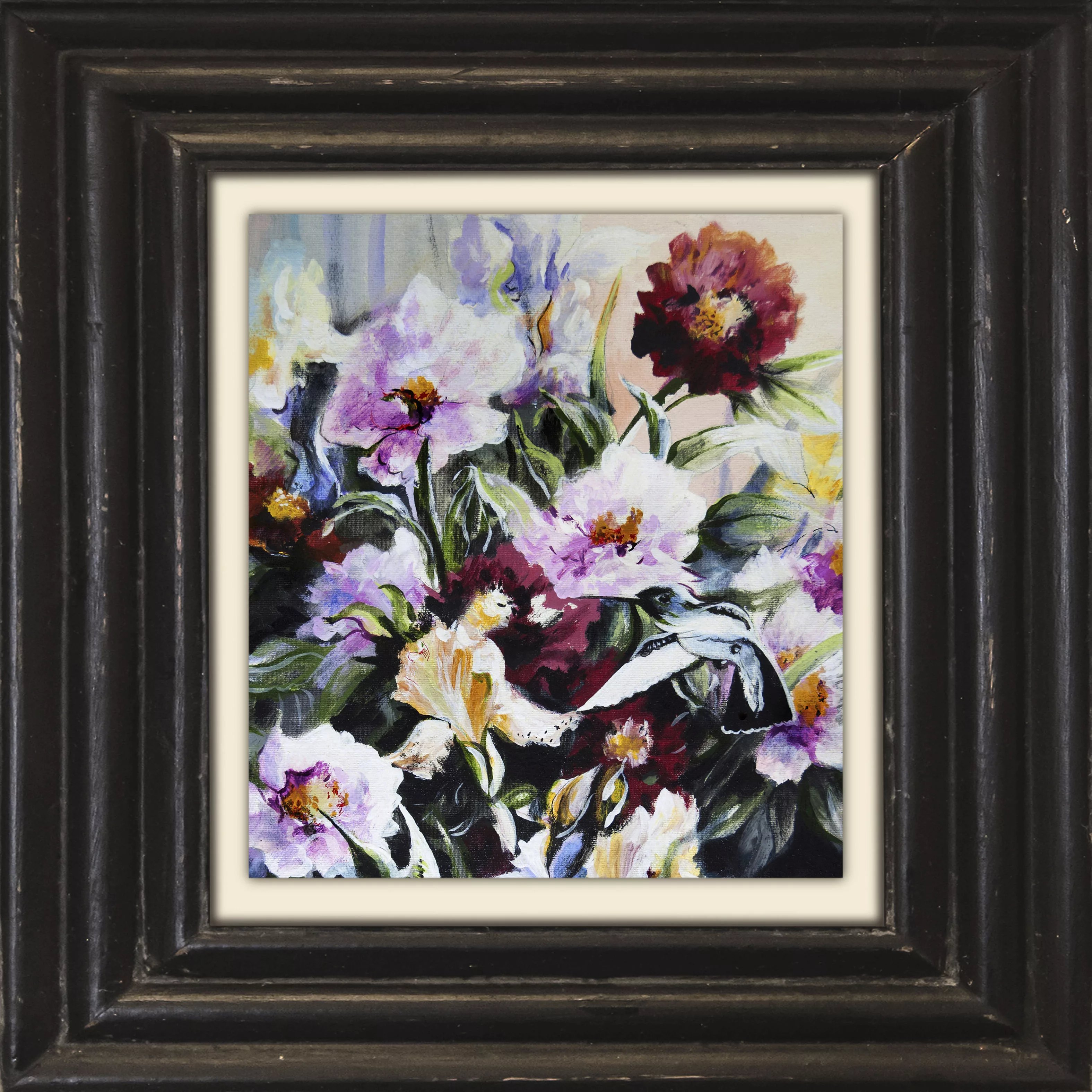 queence Leinwandbild "Blumen", Kunst-Blumen-Blumenbilder-Stillleben-Garten- günstig online kaufen