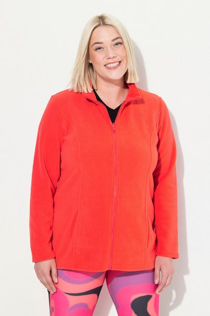 Ulla Popken Sweatjacke Fleecejacke Baukastensystem Innenjacke Stehkragen günstig online kaufen