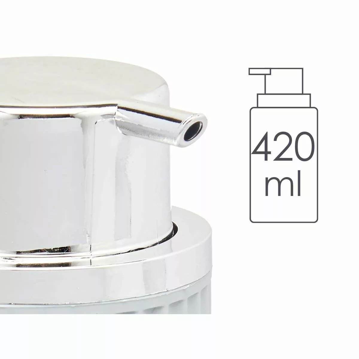 Seifenspender Grau Kunststoff 32 Stück (450 Ml) günstig online kaufen
