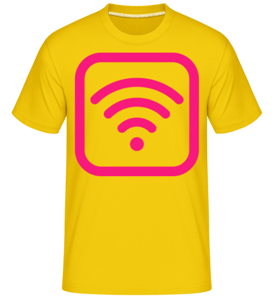 Wlan Icon Pink · Shirtinator Männer T-Shirt günstig online kaufen