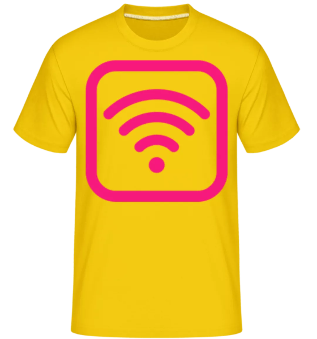 Wlan Icon Pink · Shirtinator Männer T-Shirt günstig online kaufen