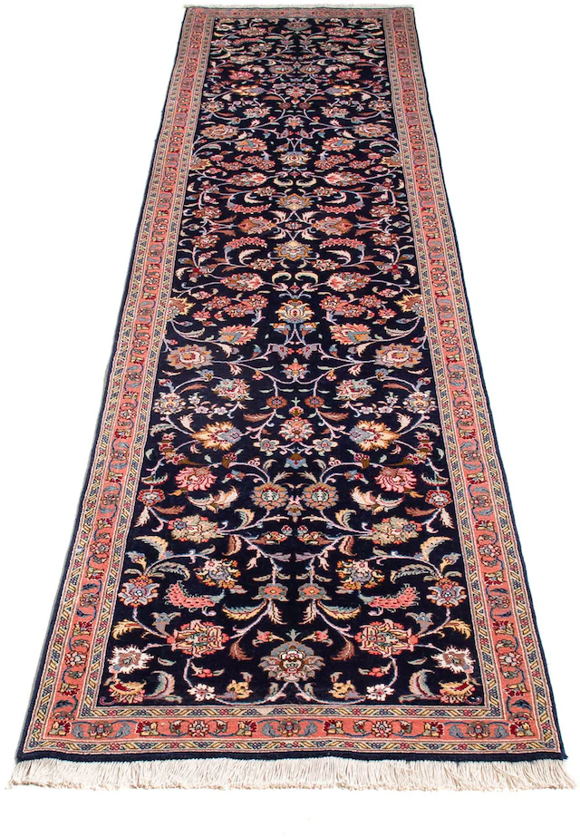 morgenland Orientteppich »Perser - Täbriz - Royal - 298 x 65 cm - dunkelbla günstig online kaufen