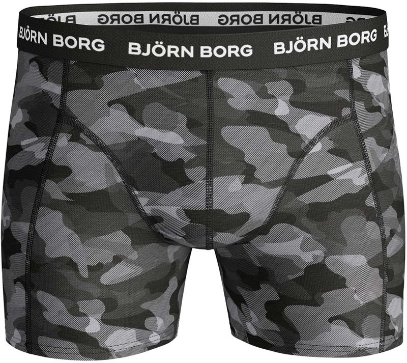 Björn Borg Shorts 3er-Pack Grau Schwarz - Größe XL günstig online kaufen