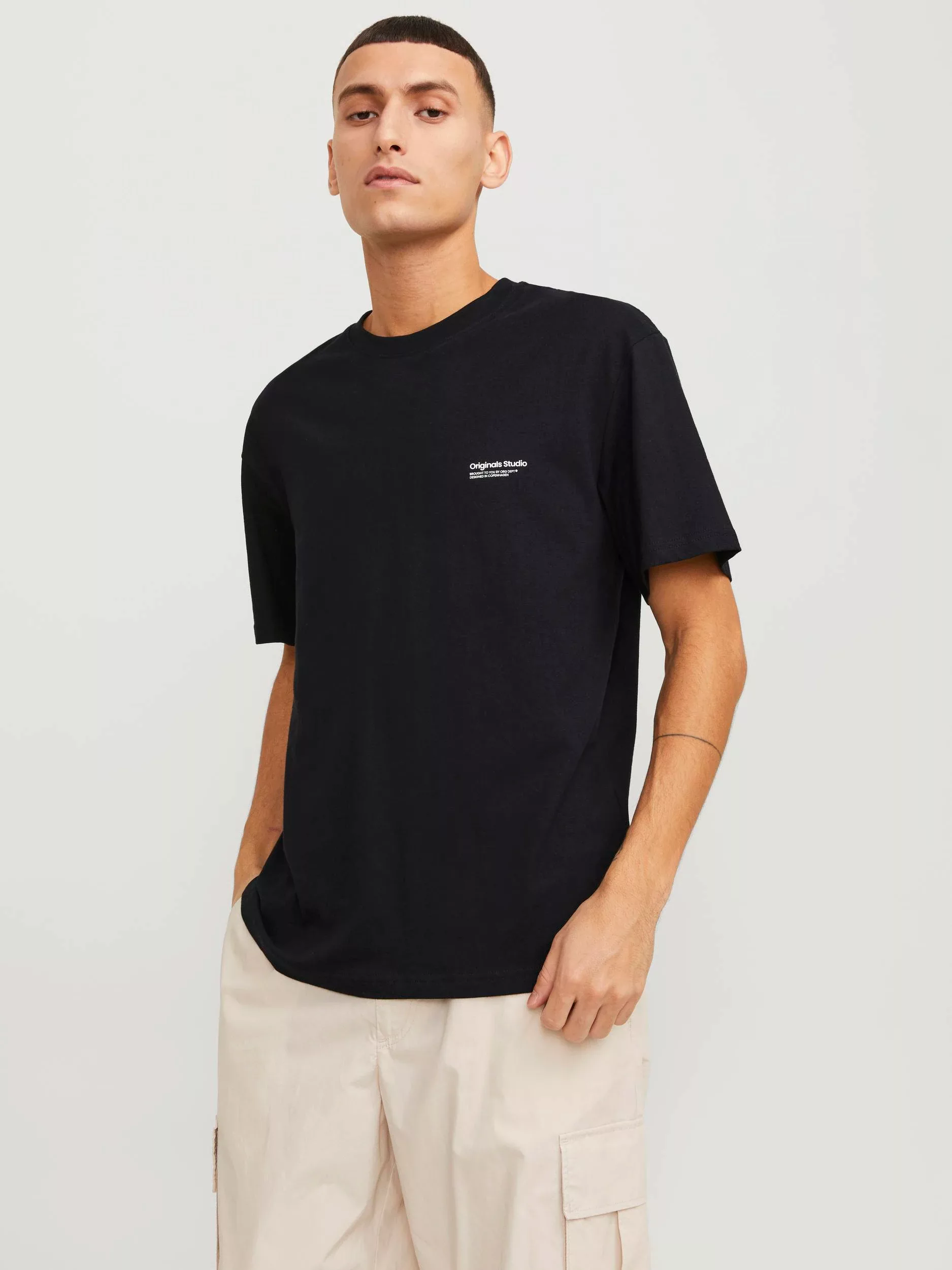 Jack & Jones Herren Rundhals T-Shirt JORVESTERBRO BACK - Relaxed Fit günstig online kaufen