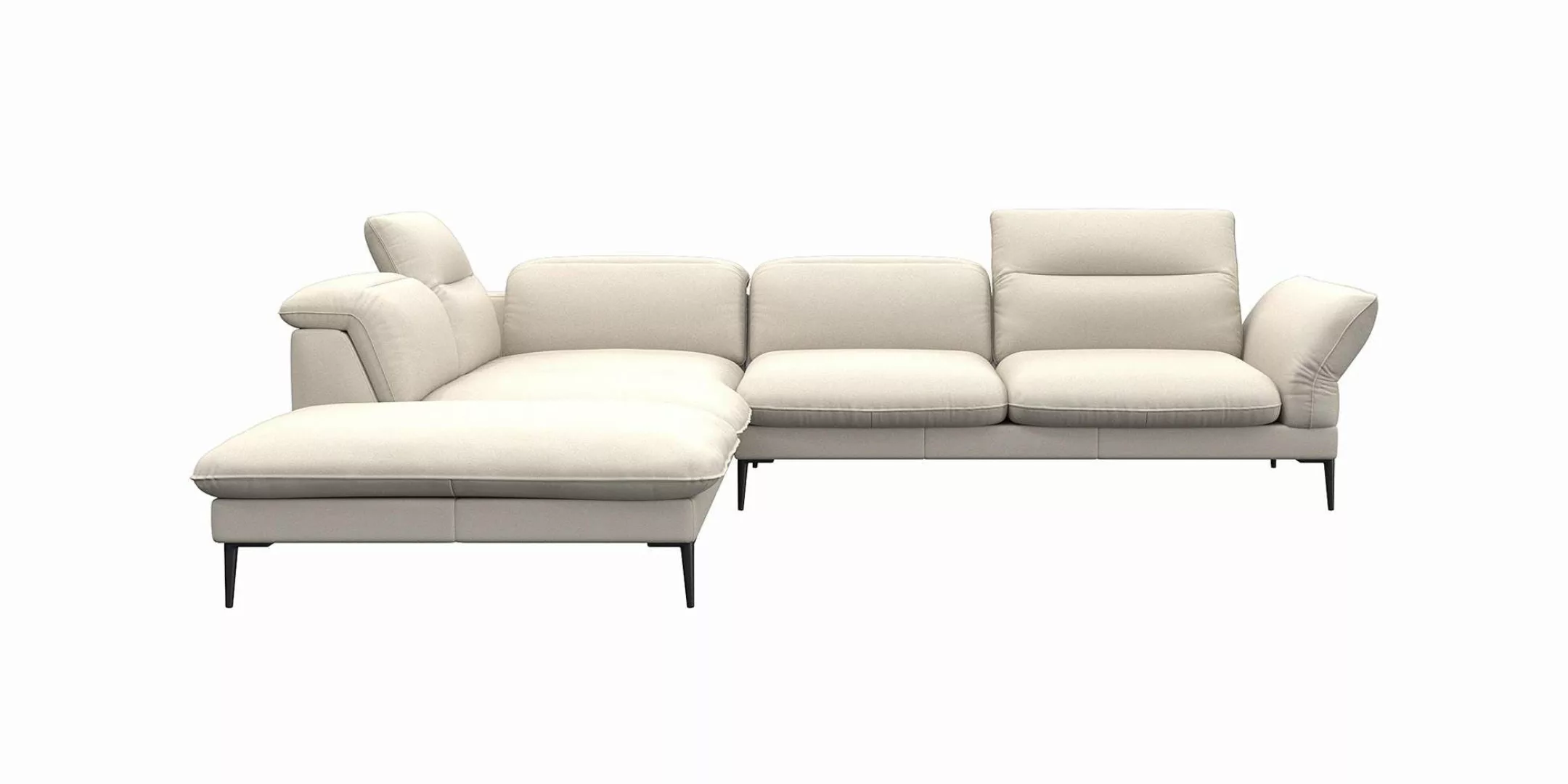 FLEXLUX Ecksofa "Salino, Funktionssofa mit Ottomane, Relaxsofa, Ecksofa", S günstig online kaufen