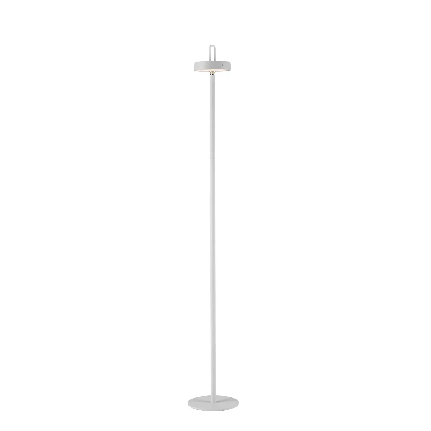 Just Light. LED-Akku-Stehleuchte Amag Weiß 125,2 cm x Ø 18 cm günstig online kaufen