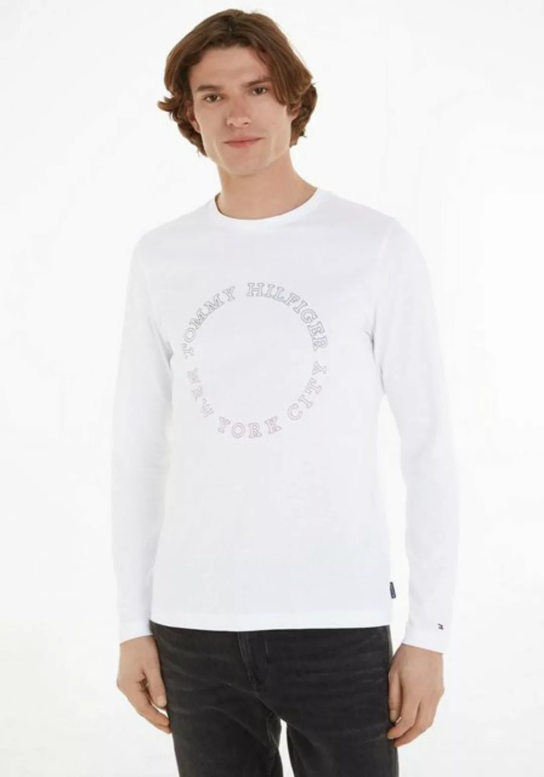 Tommy Hilfiger Langarmshirt MONOTYPE ROUNDLE LS TEE günstig online kaufen