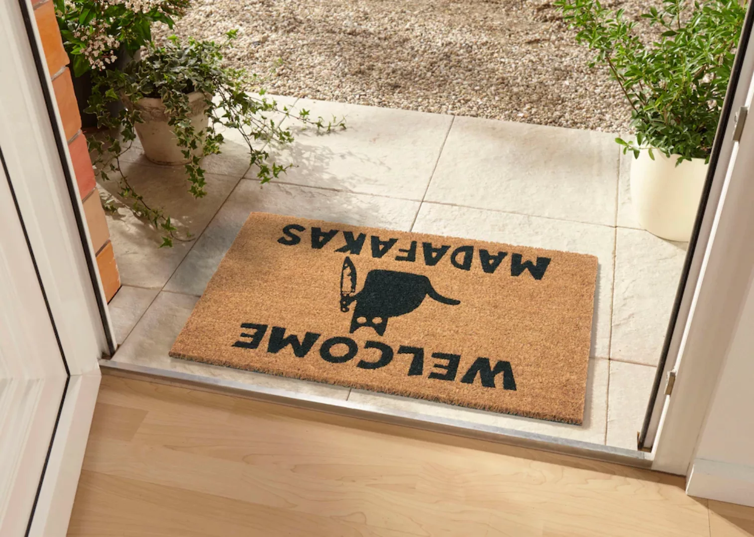 HANSE Home Fußmatte »Kokos Watching Cat«, rechteckig günstig online kaufen