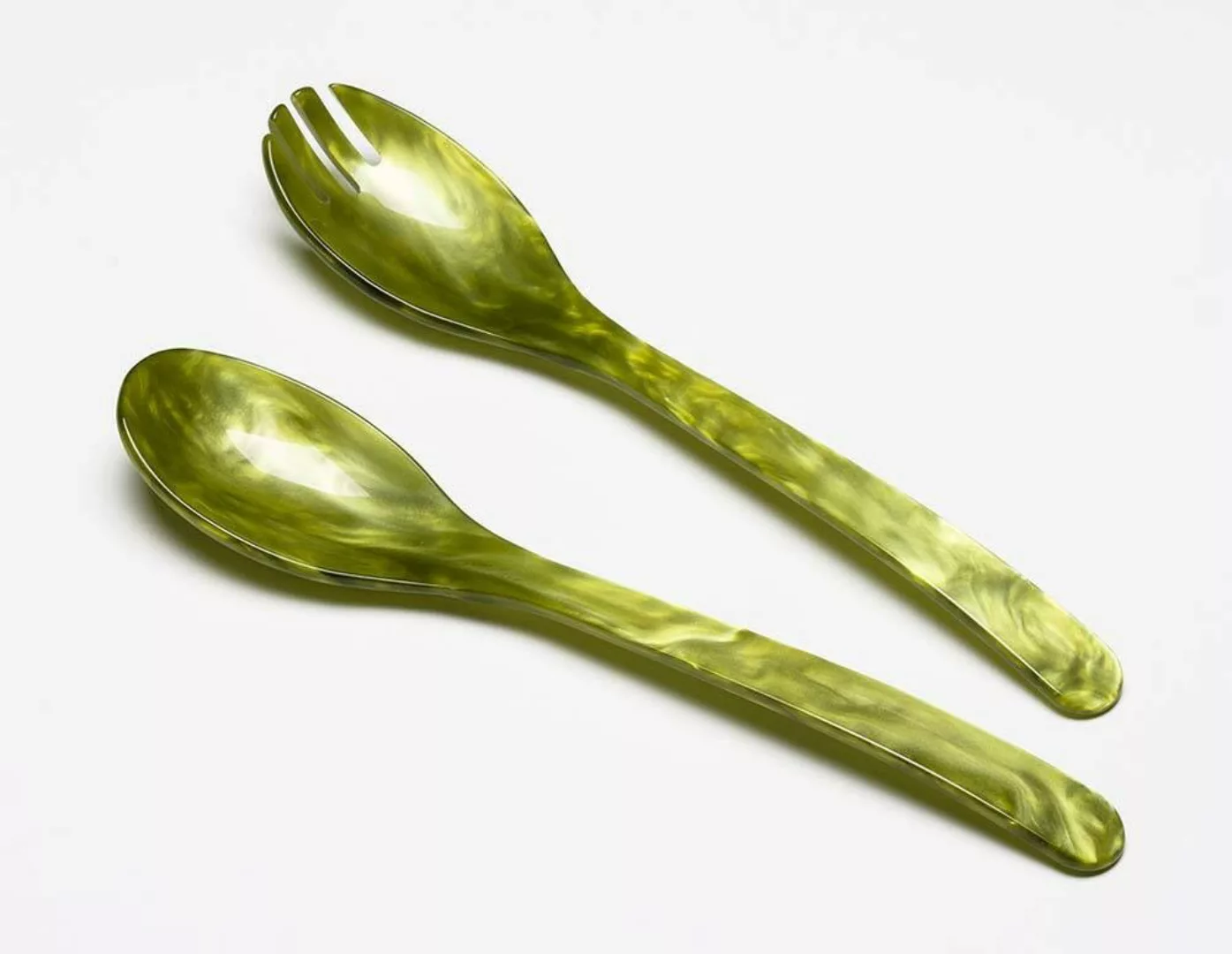 Heim Söhne Salatbesteck Acrylglas Oliv günstig online kaufen