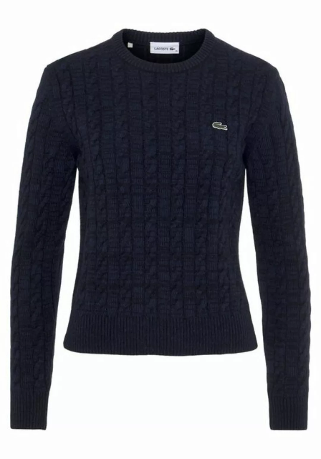 Lacoste Strickpullover mit Strickmuster günstig online kaufen