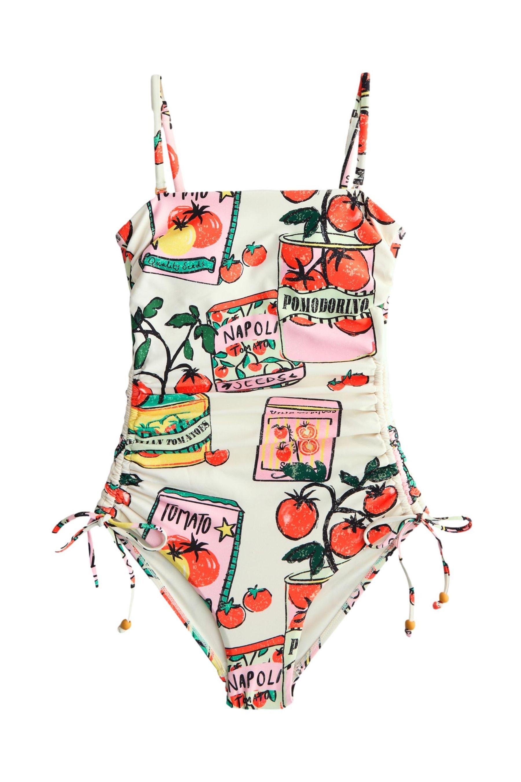 Next Badeanzug Myleene Klass bauchformender Bandeau-Badeanzug günstig online kaufen