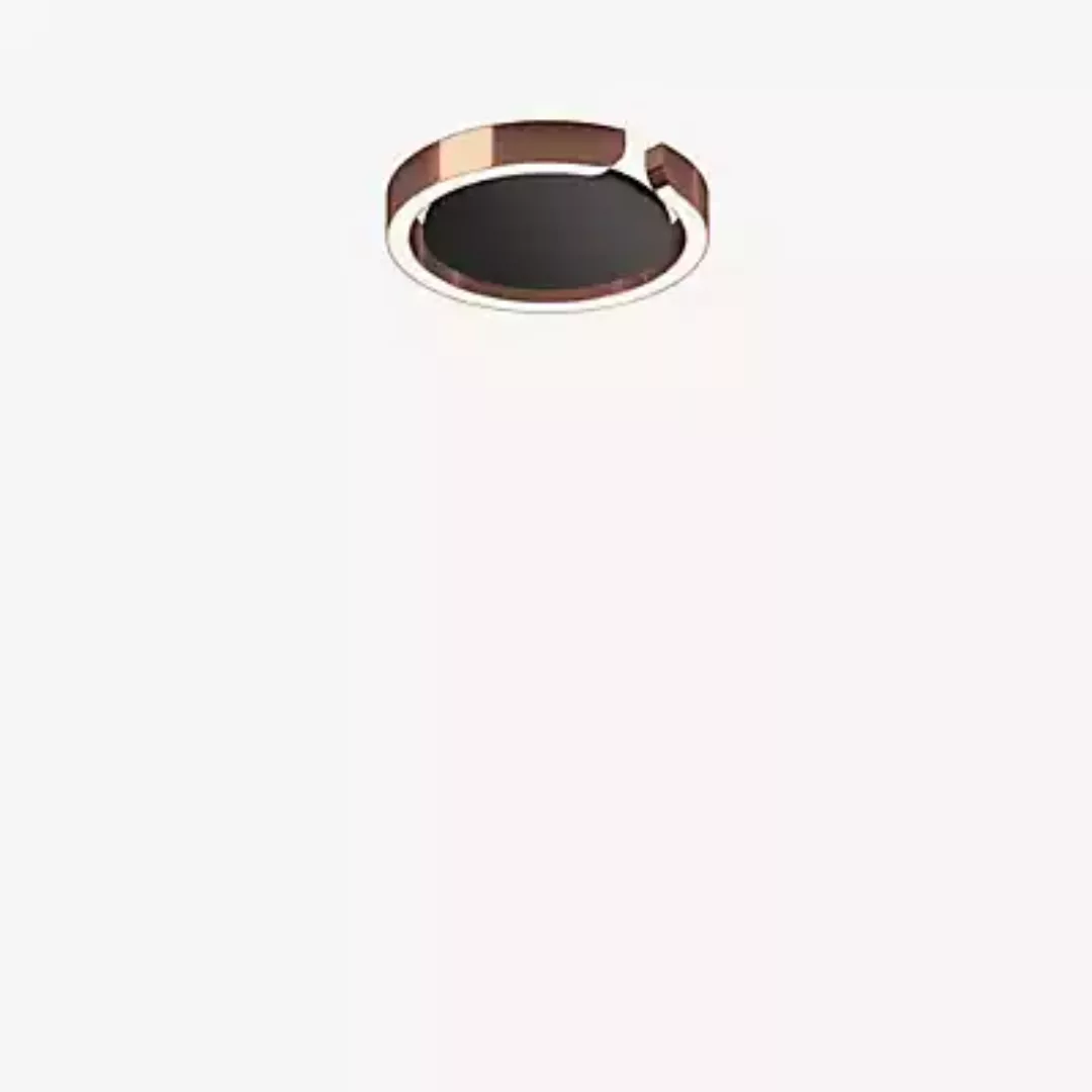 Occhio Mito Soffitto 20 Up Wide Wand- und Deckenleuchte LED, Kopf roségold/ günstig online kaufen
