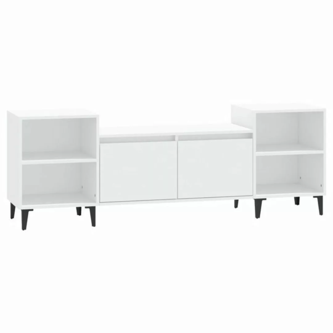 furnicato TV-Schrank Weiß 160x35x55 cm Holzwerkstoff günstig online kaufen