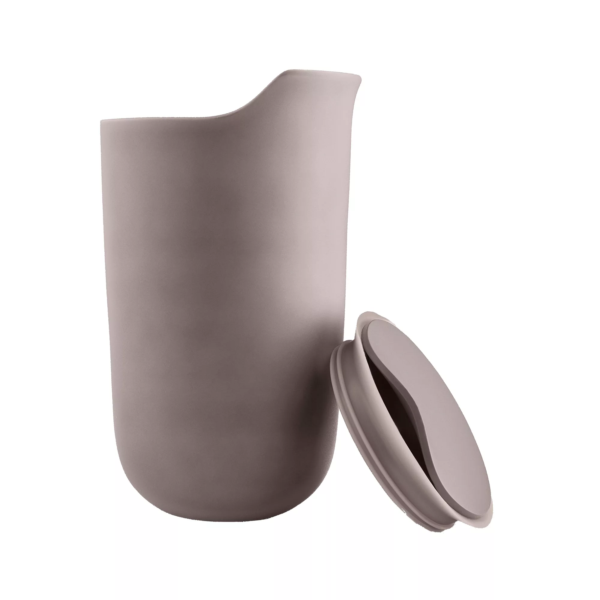 Eva Solo - Keramik Thermobecher 28cl - grau/LxBxH 8,6x8,2x14,2cm/doppelwand günstig online kaufen