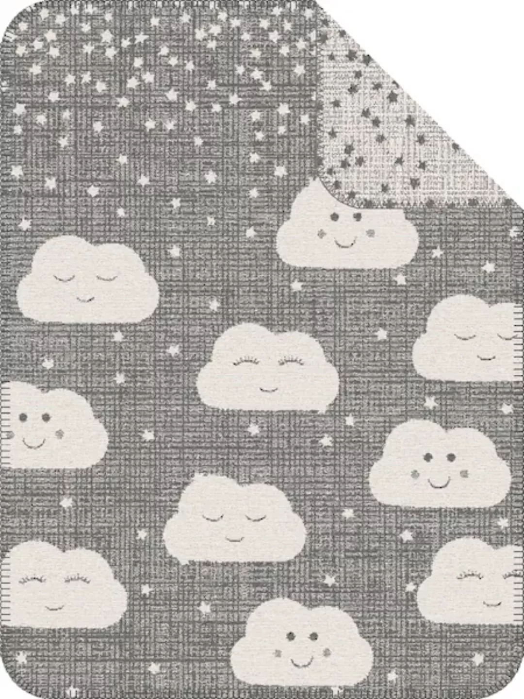 s.Oliver Kinderdecke »Clouds«, mit Wolken und Sternen, Kuscheldecke günstig online kaufen