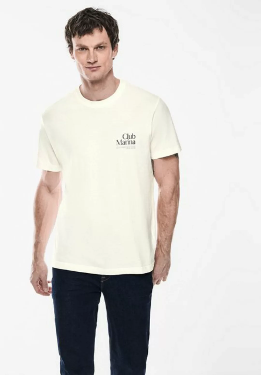 STREET ONE MEN T-Shirt, aus reiner Baumwolle günstig online kaufen