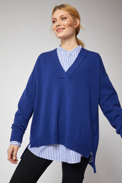 Oversize-pullover Aus Bio-schurwolle günstig online kaufen