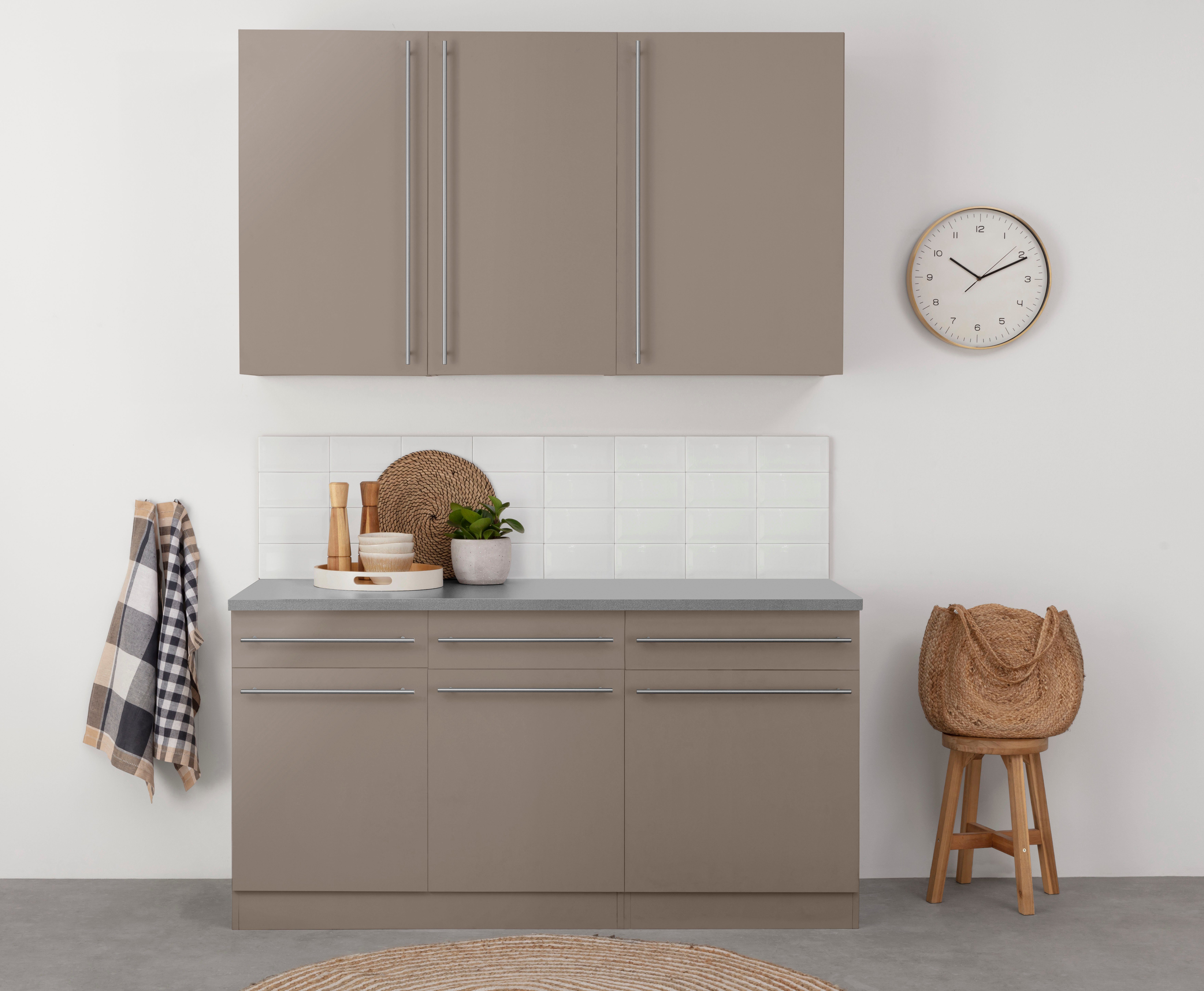 wiho Küchen Pantryküche "Chicago", ohne E-Geräte, Breite 160 cm günstig online kaufen