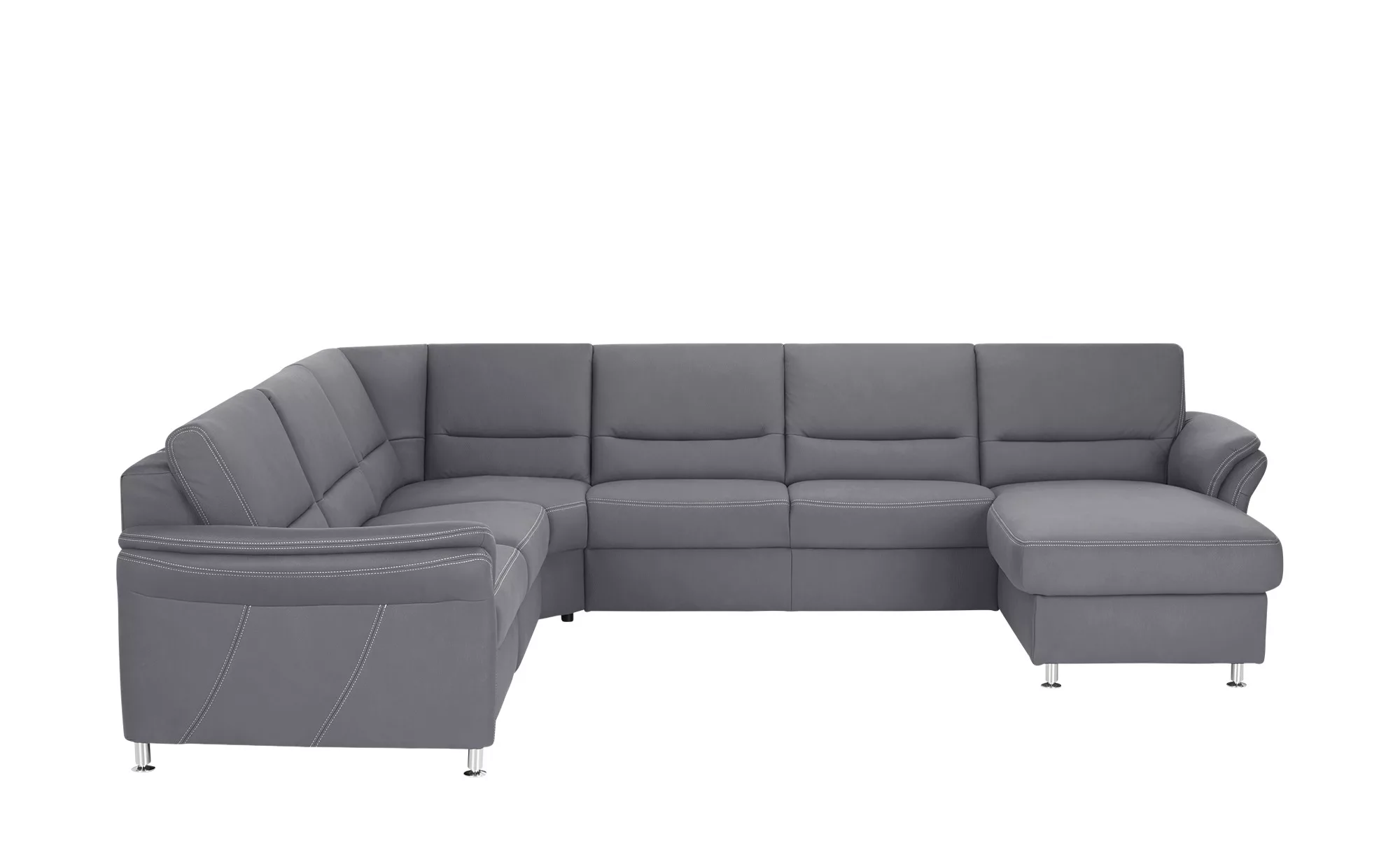 meinSofa Wohnlandschaft   Donald  ¦ grau ¦ Maße (cm): B: 330 H: 89 T: 262.0 günstig online kaufen