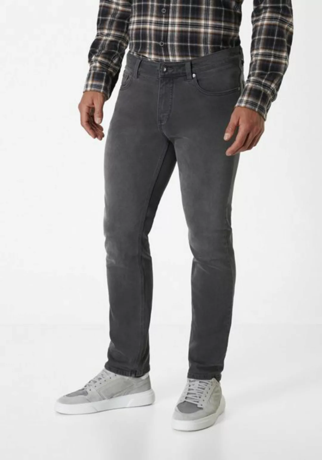 Paddock's Slim-fit-Jeans PIPE Graue Slim-Fit Jeans mit Motion&Comfort Stret günstig online kaufen