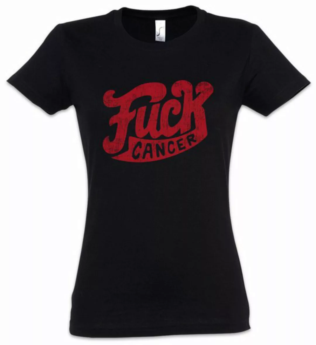 Urban Backwoods Print-Shirt Fuck Cancer Damen T-Shirt Frank Fiona Carl Ian günstig online kaufen