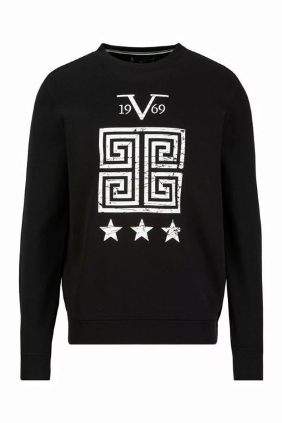 19V69 ITALIA Sweatshirt - Exklusive Designermode - NICO GRUNGE SWEATSHIRT günstig online kaufen