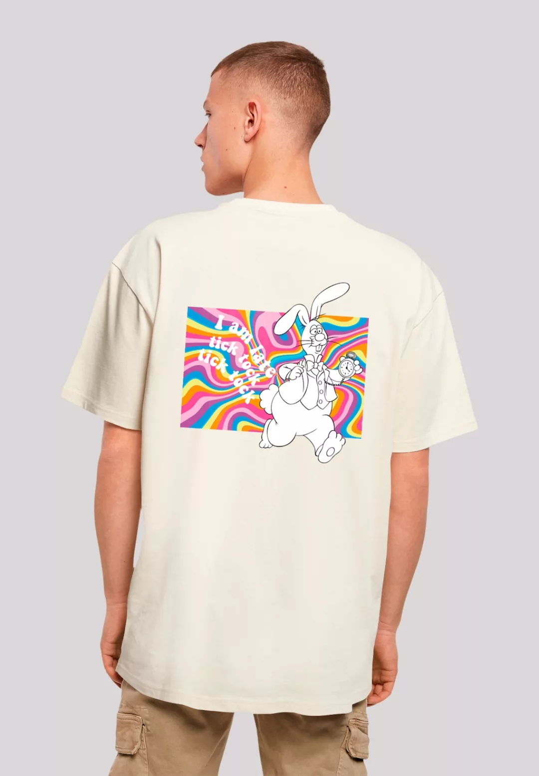 F4NT4STIC T-Shirt "Alice im Wunderland Uhr Hase", Premium Qualität, Nostalg günstig online kaufen