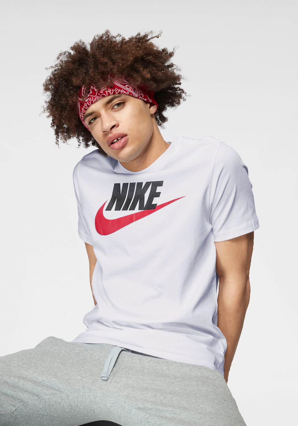 Nike Sportswear Icon Futura Kurzarm T-shirt 2XL White / Black günstig online kaufen