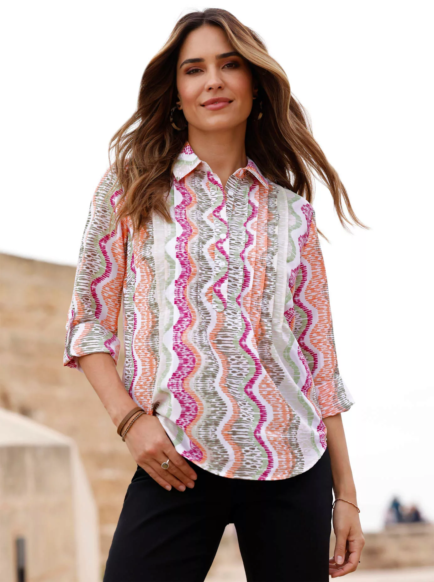 Classic Basics Crepebluse günstig online kaufen