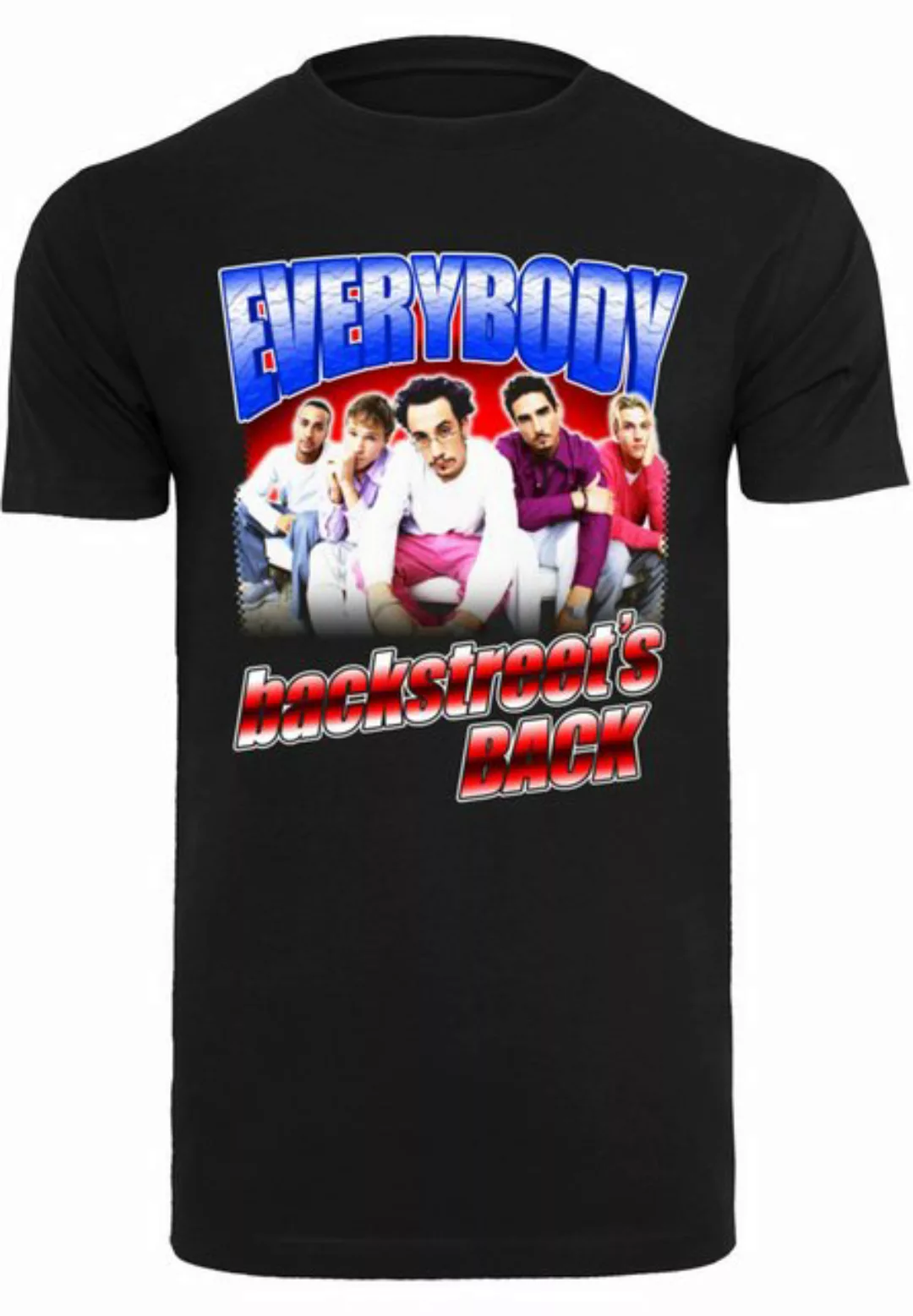 Merchcode T-Shirt Merchcode Herren Backstreet Boys - Everybody T-Shirt Roun günstig online kaufen