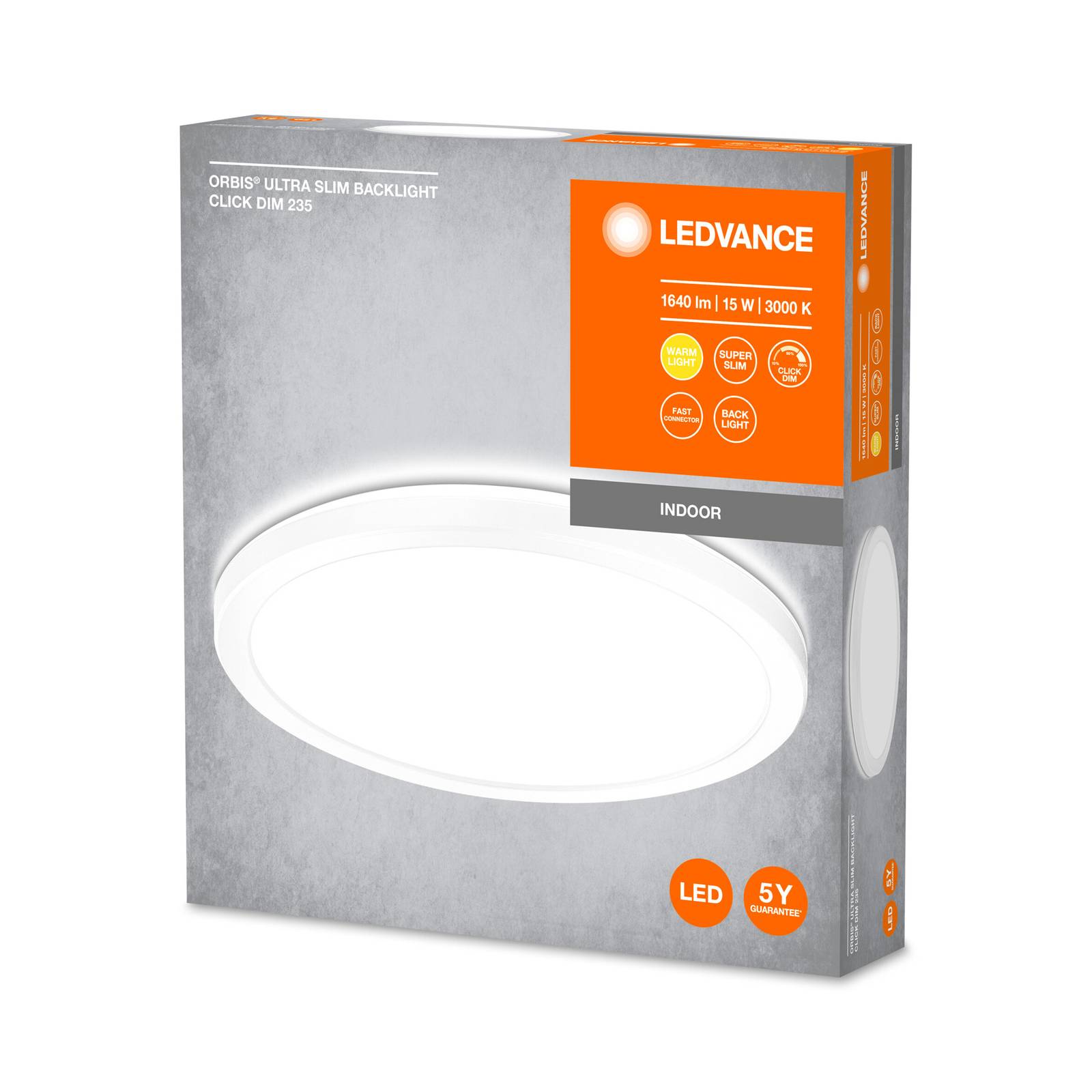 LEDVANCE Deckenleuchte Orbis 752825 weiß Kunststoff H/D: ca. 2,7x23,5 cm günstig online kaufen