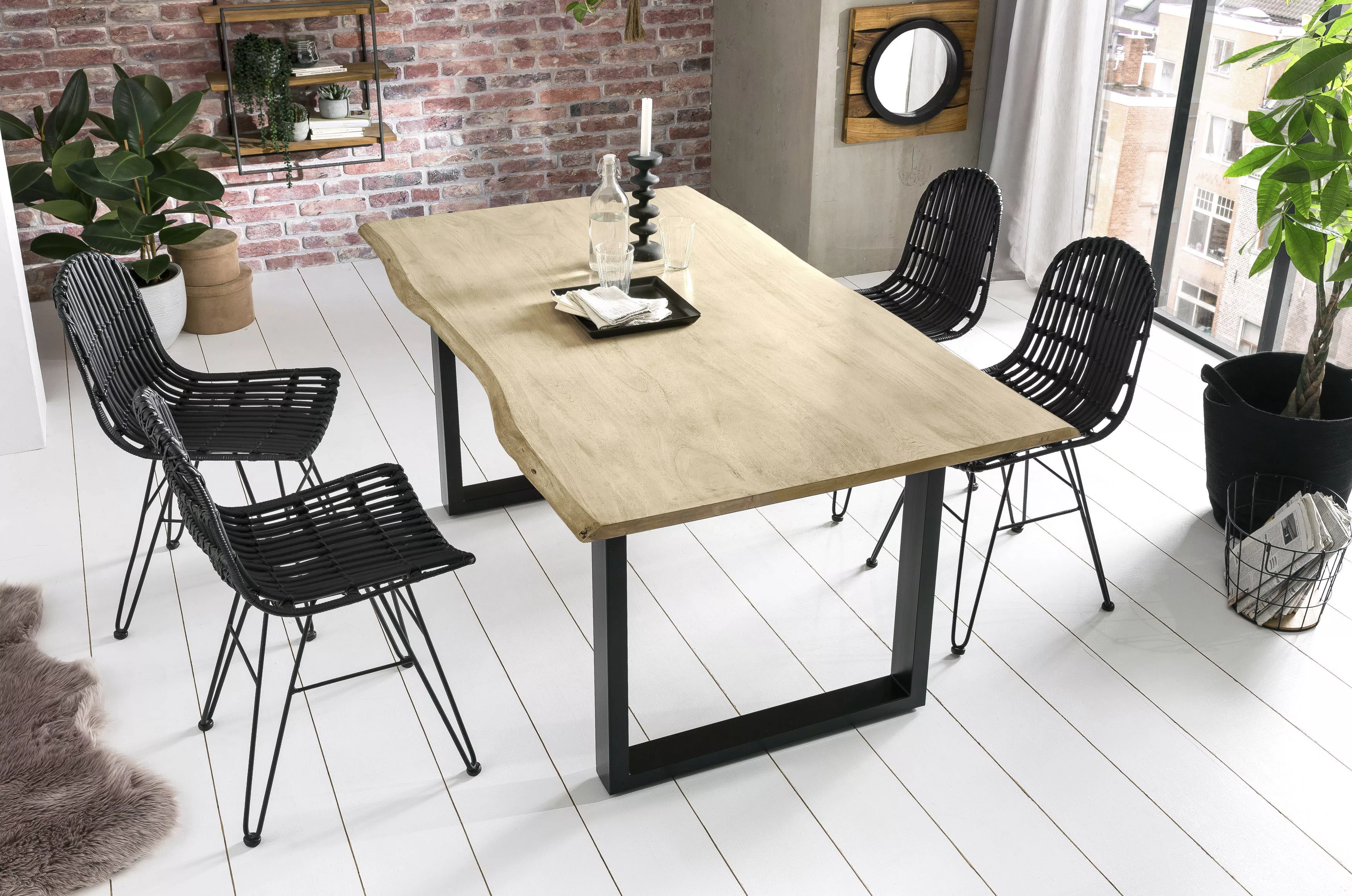 SIT Esstisch "Tops&Tables", mit Massivholzplatte aus Mangoholz, runder Tisc günstig online kaufen