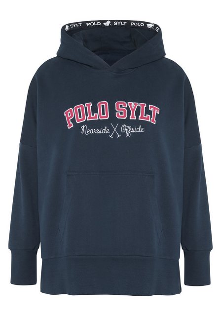 Polo Sylt Kapuzensweatshirt mit label-typischem Frontprint günstig online kaufen