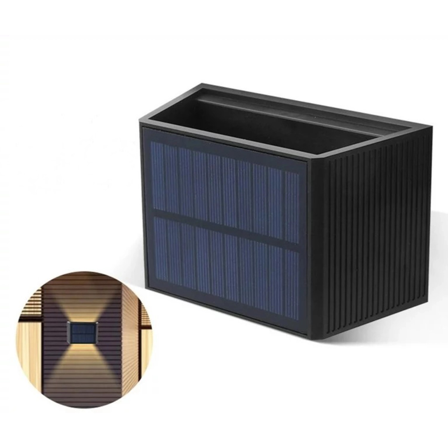 LED's Work Solar-Außenleuchte 1,5 W 100 lm 2.700 K IP65 Schwarz günstig online kaufen