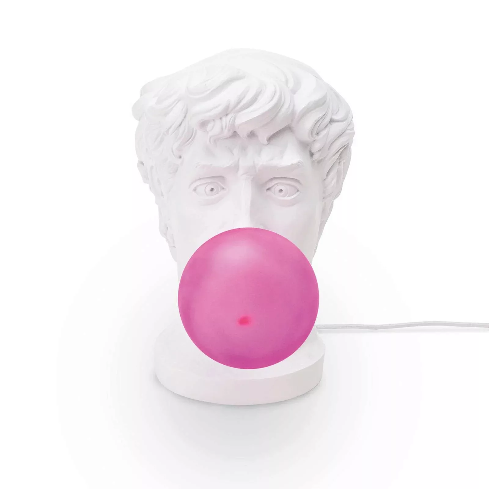 SELETTI Wonder Times LED-Deko-Tischlampe weiß/pink günstig online kaufen