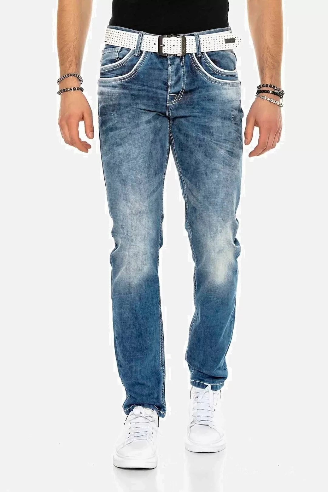 Cipo & Baxx Regular-fit-Jeans "Jeans", in Regular Fit, C-1127 günstig online kaufen