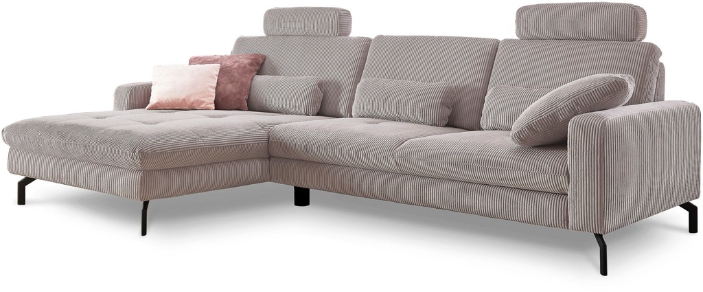 Die PlanBar Ecksofa "MP-IN20110 L-Form mit Federkern-Polsterung", optional günstig online kaufen