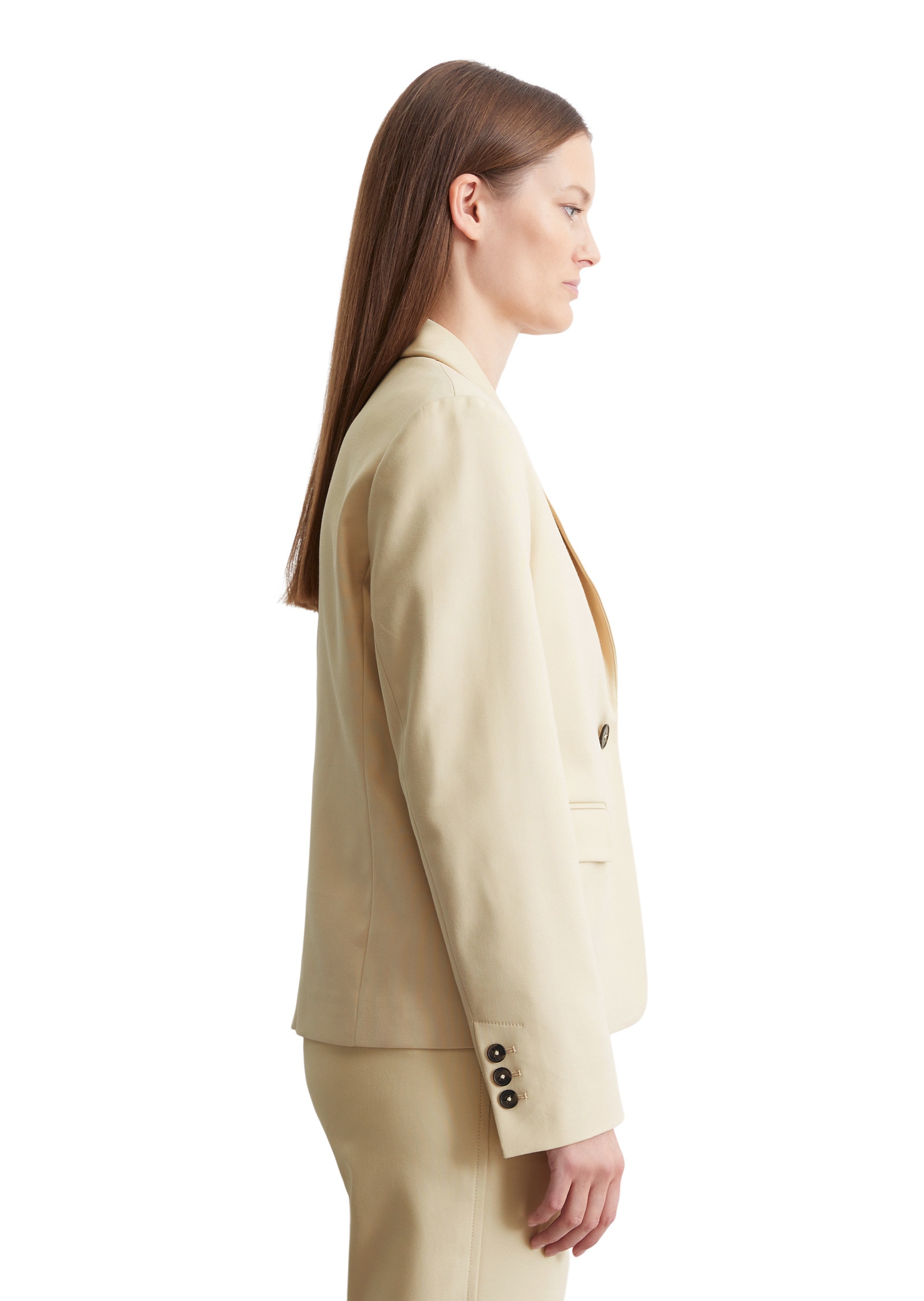 Marc OPolo Longblazer "aus Organic-Cotton-Viskose-Stretch" günstig online kaufen