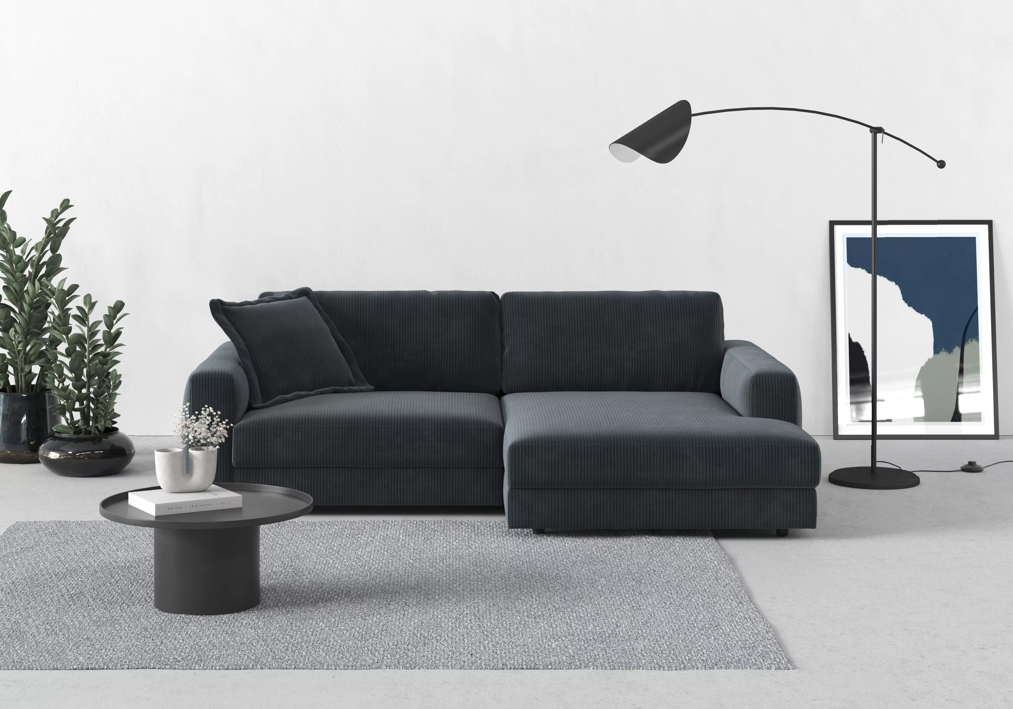 TRENDMANUFAKTUR Ecksofa Bourbon, Designsofa mit tollem Sitzkomfort, L-Form, günstig online kaufen