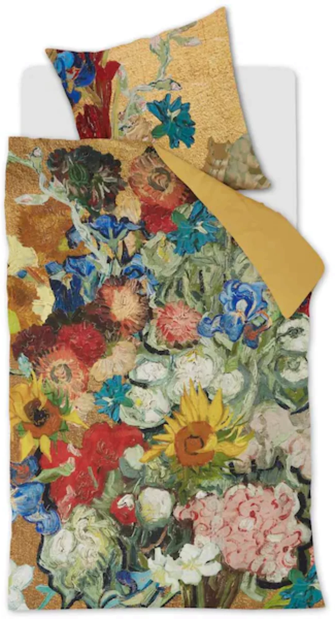 Beddinghouse x Van Gogh Museum Bettwäsche »Bouquet dAnniversaire«, (2 tlg.) günstig online kaufen