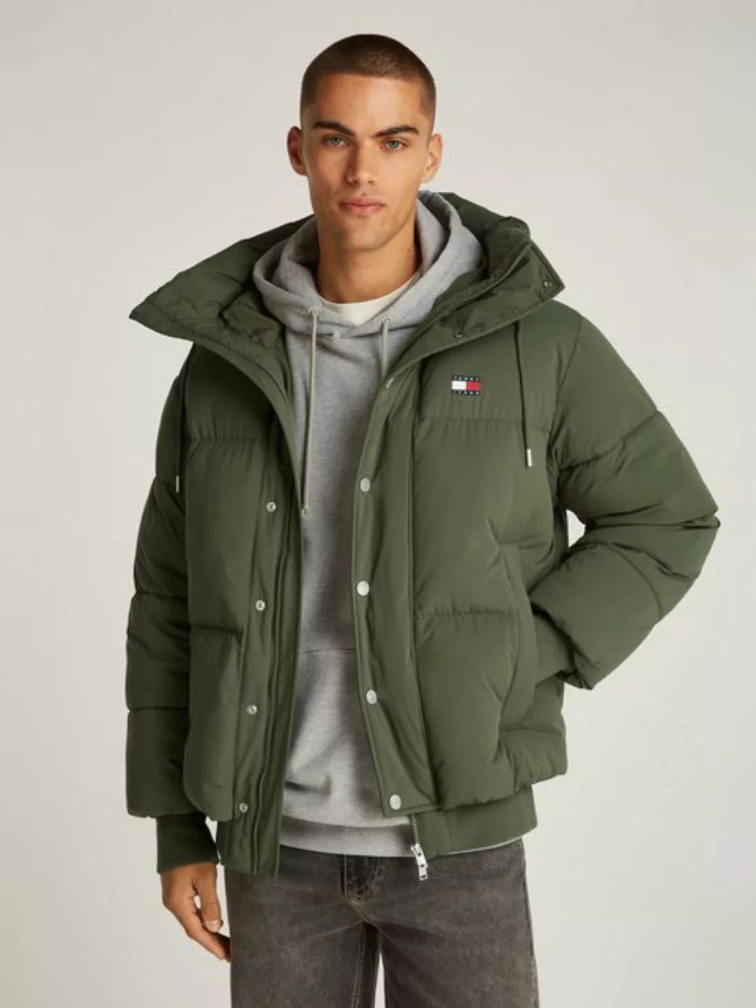 Tommy Jeans Steppjacke TJM BRANDED PUFFER JACKET EXT mit Logostickerei günstig online kaufen