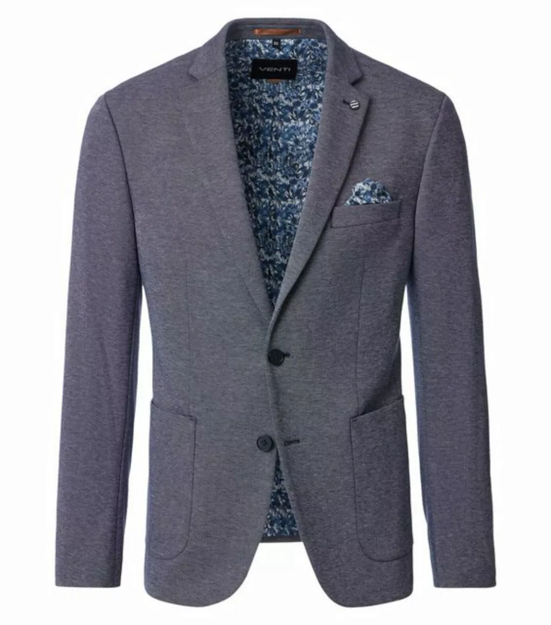 VENTI Sakko Sakko/Blazer - Casual Fit - Struktur - Blau günstig online kaufen