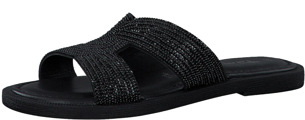 Tamaris Pantolette, Blockabsatz, Festtagsschuh, Sommerschuh in funkelnder O günstig online kaufen
