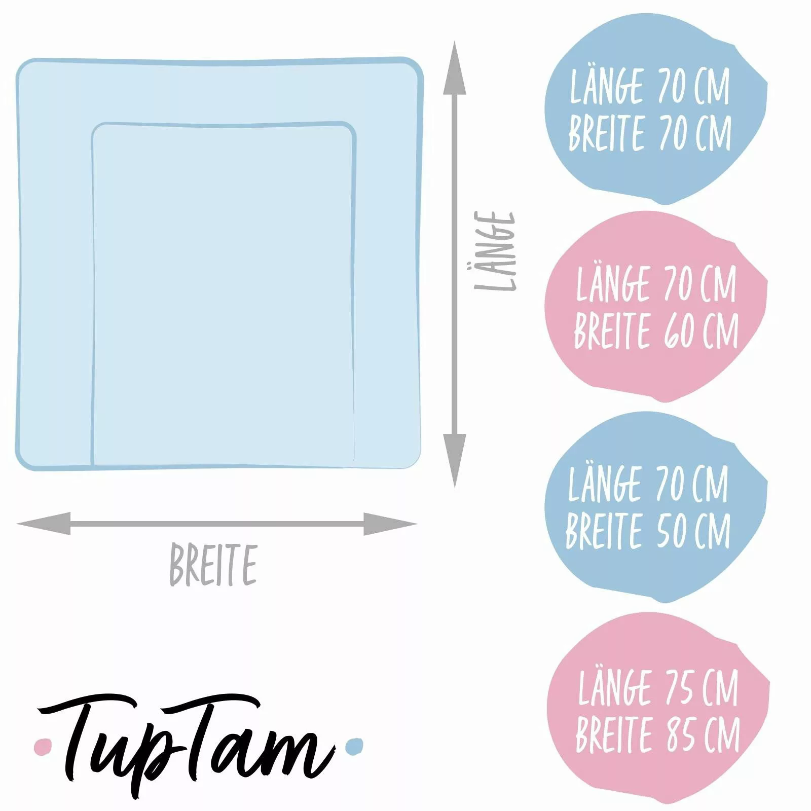 TupTam Wickelauflage TupTam Baby Wickeltischauflage mit günstig online kaufen