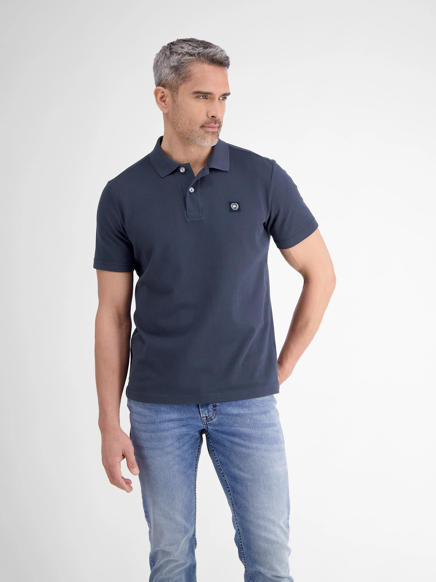 LERROS Poloshirt "LERROS Poloshirt in weicher Waffelpiquéqualität" günstig online kaufen