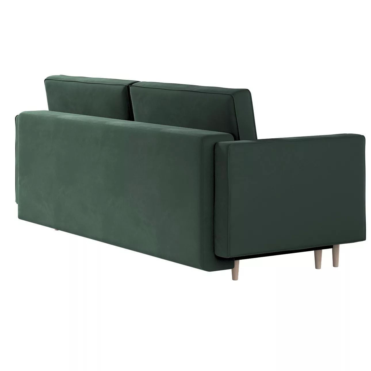 Ausklappbares Sofa Svein, dunkelgrün, 224x97x91, Polsterstoffe (RI38) günstig online kaufen