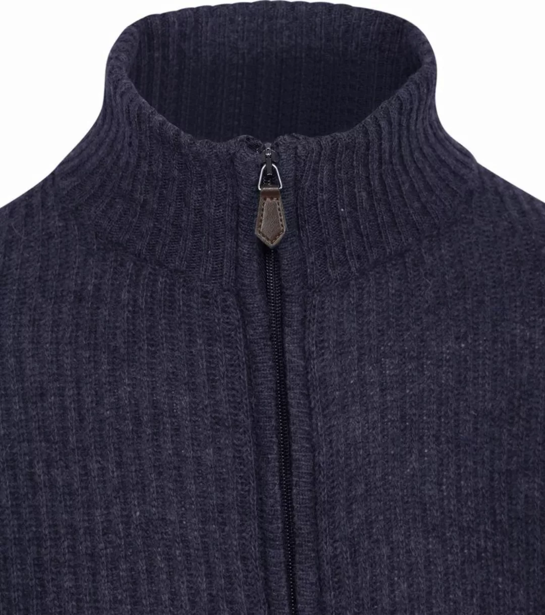 Suitable Strickjacke Wool Blend Navy - Größe M günstig online kaufen