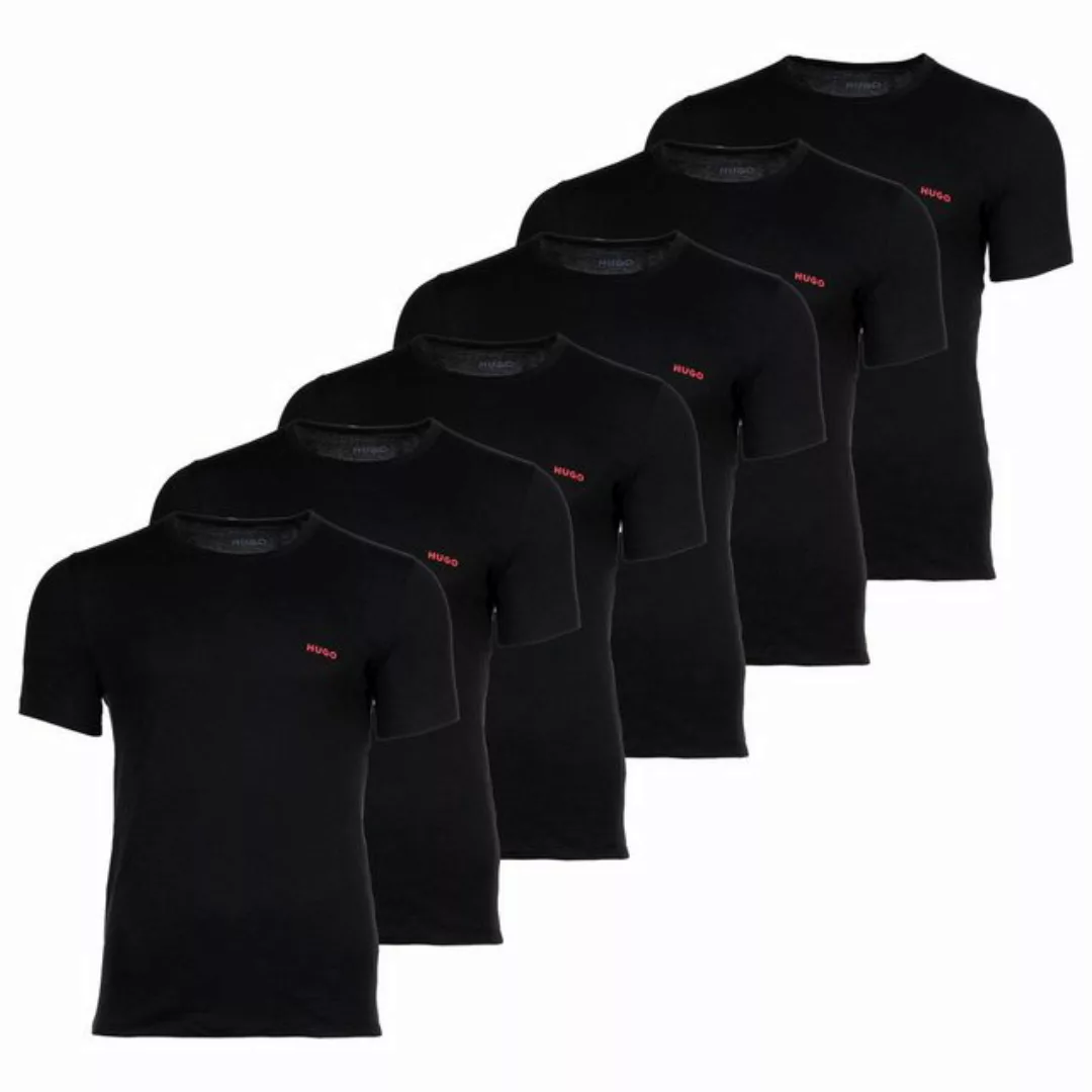 HUGO T-Shirt Herren T-Shirt, 6er Pack - Rundhals, kurzarm günstig online kaufen